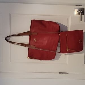 Joy Mangano Tote and leather purse